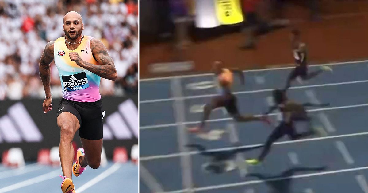 Marcell Jacobs superlopp: N&auml;st snabbast n&aring;gonsin