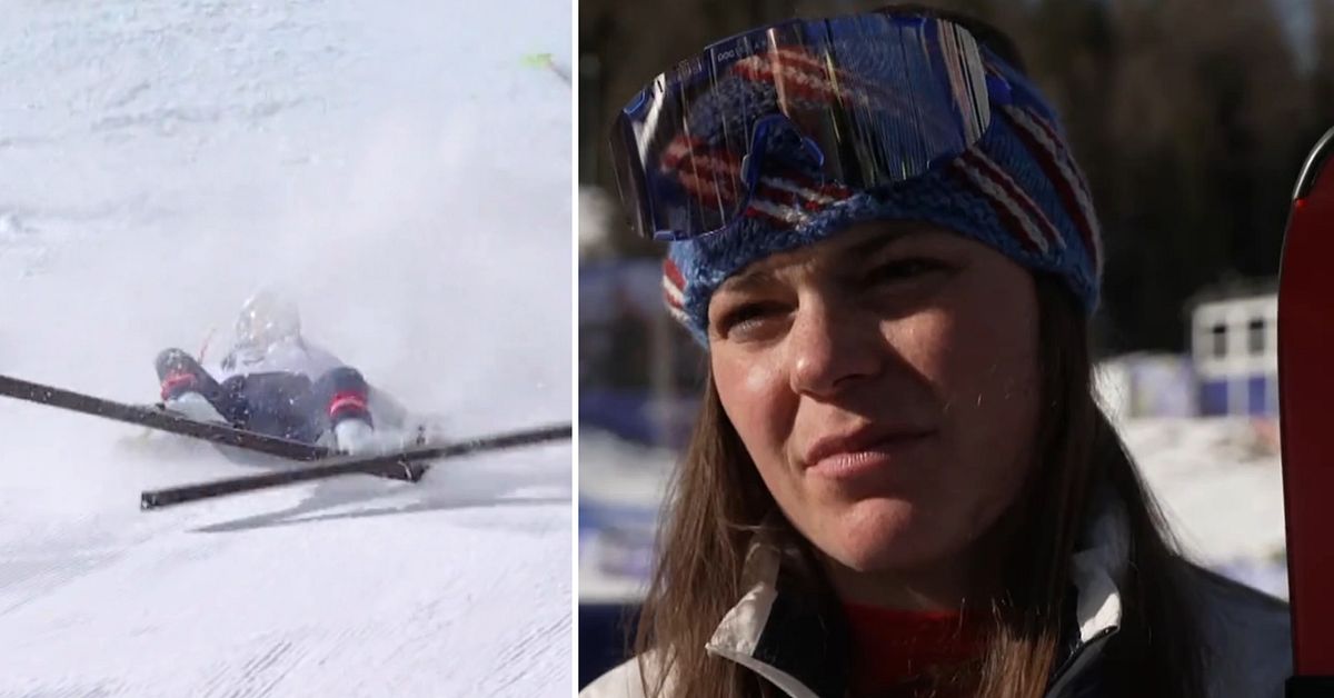 Vinnande lagkamraten Breezy Johnson om Vonns krasch: &rdquo;Det var tufft&rdquo;