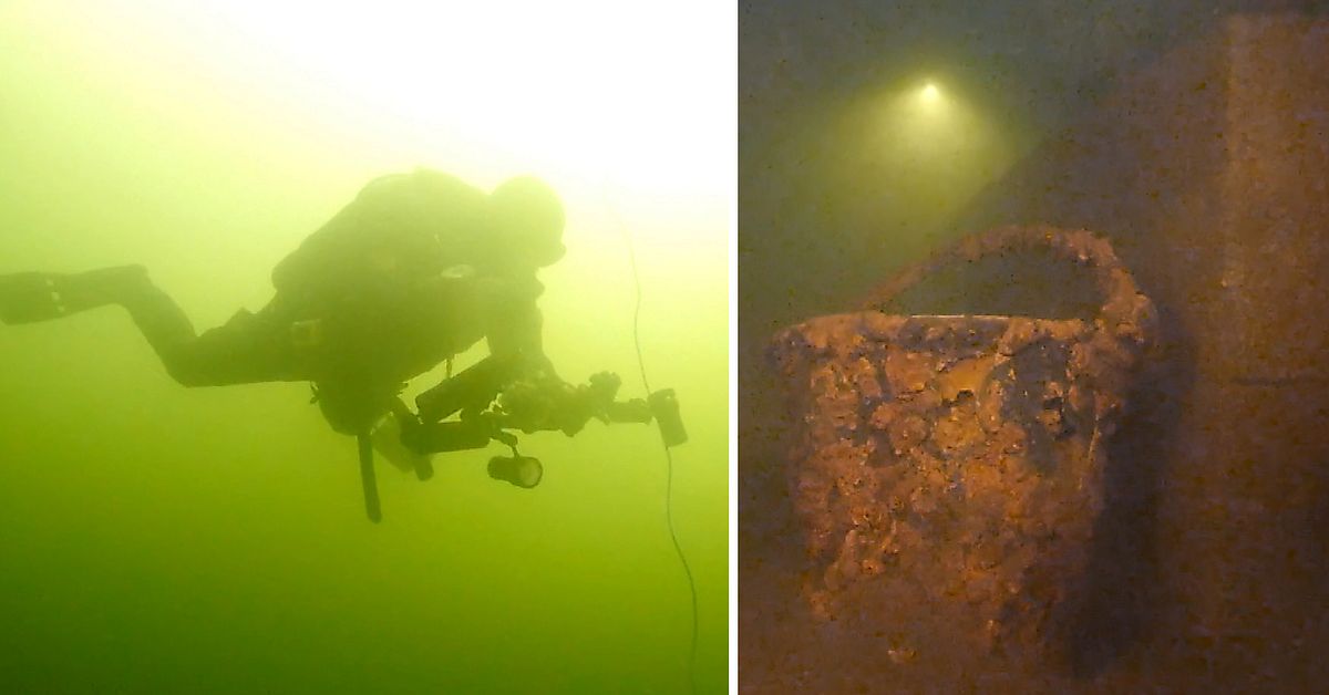 Följ med till Norrbottens Atlantis – en hel by under vatten