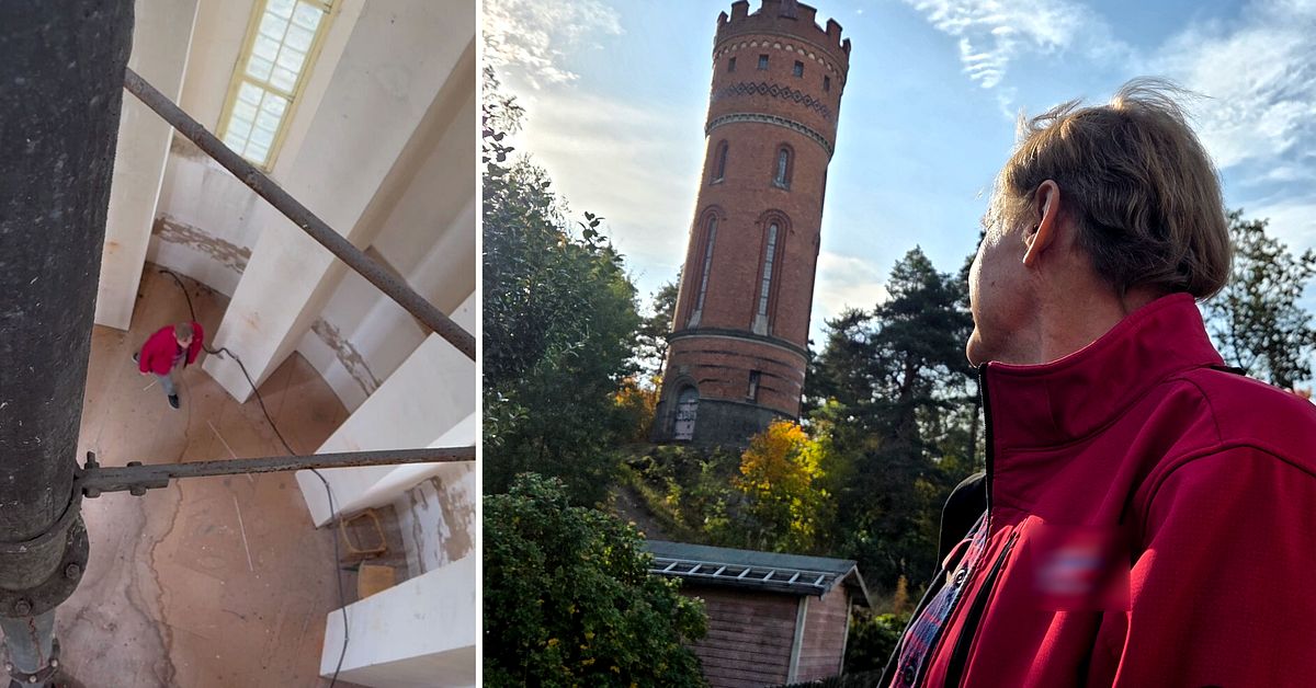 Stefan tvingas ge upp sin galna dr&ouml;m &ndash; nu &auml;r vattentornet i Sala till salu