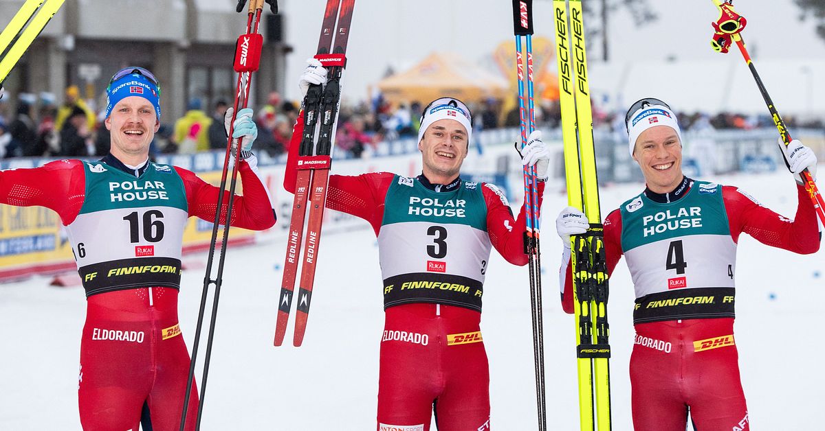 Norwegian Sweep in the 20km Mass Start