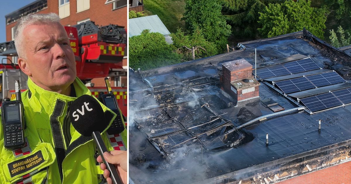 Solceller hindrade släckningen vid takbranden – farligt för räddningstjänsten