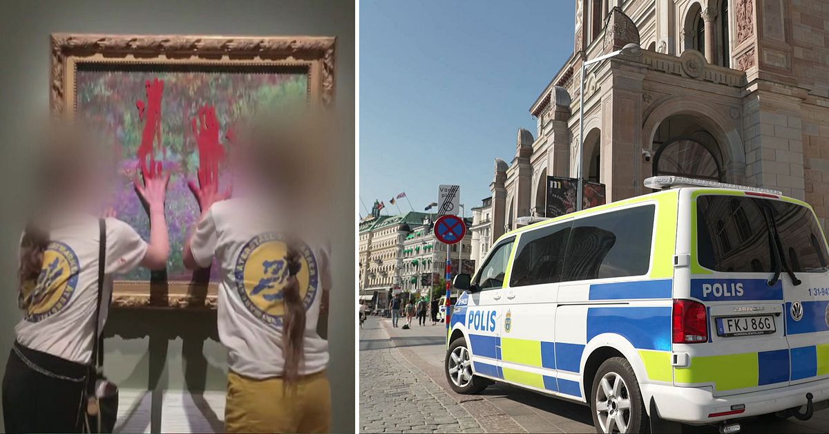 Aktivister erkänner aktion på Nationalmuseum