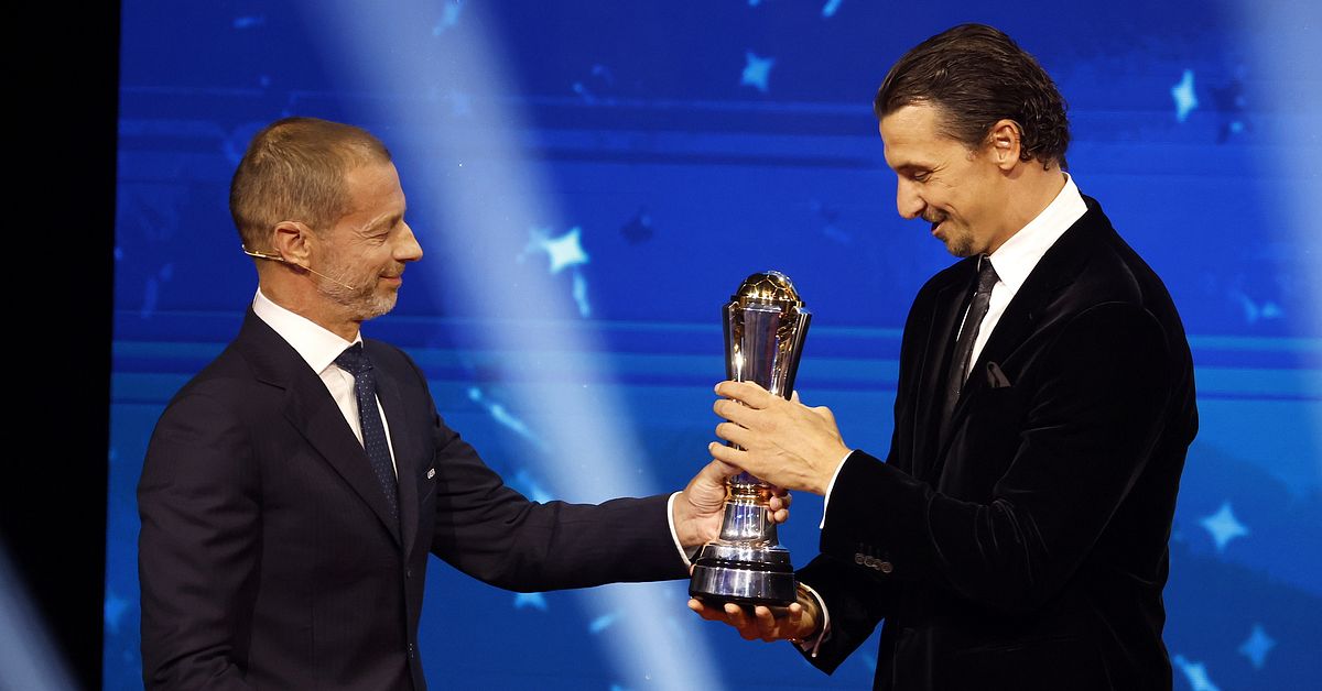 Zlatan fick hederspris av Uefa: ”Gjorde något i min karriär”