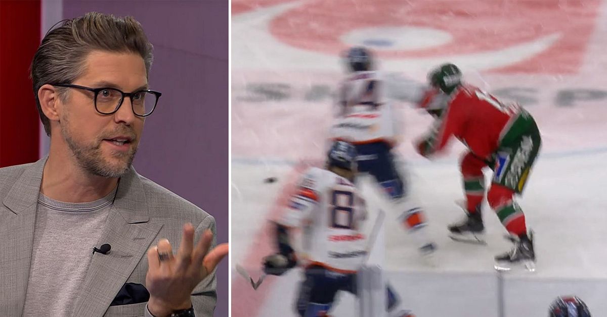 Växjö-stjärnan Joel Persson satte armbåge i huvudet på Max Friberg: ”Vad är det som händer?”