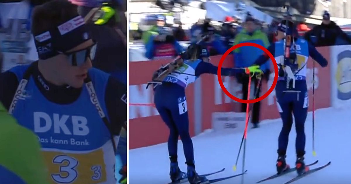 Biathlon: Svezia terza nella staffetta mista dopo un discutibile errore di cambio