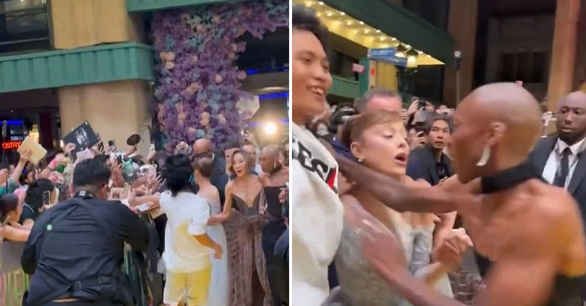 Hoppade på Ariana Grande på röda mattan – åtalas