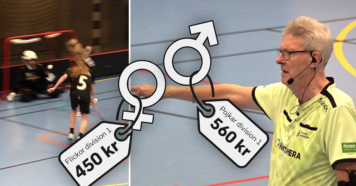 Mindre betalt till domare som d&ouml;mer tjejmatcher i V&auml;sternorrland