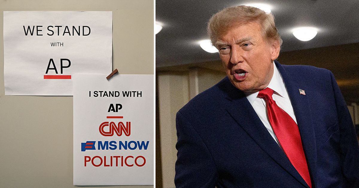 H&auml;r &auml;r turerna kring Trumps portning av medier