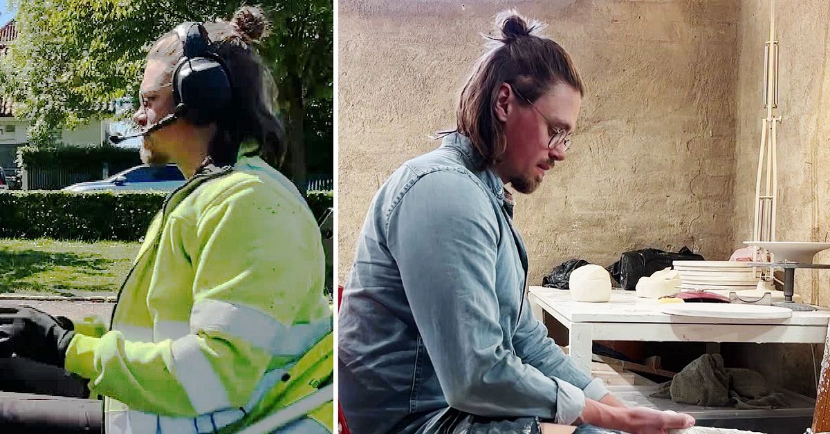 Jesper klipper gräs på dagarna – gör porslin till Michelinkrog på ...