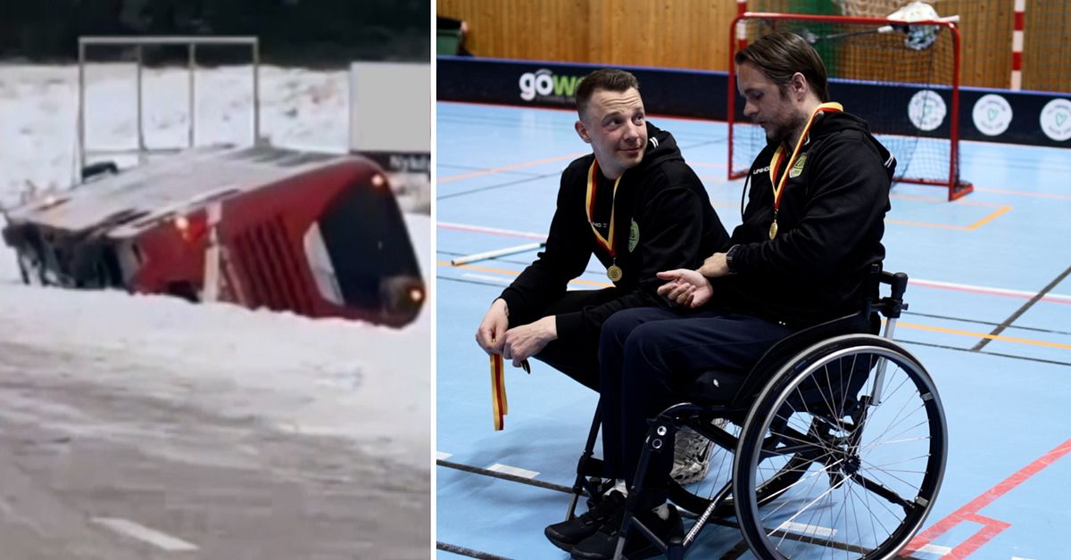 Han blev f&ouml;rlamad efter IBK Lunds bussolycka