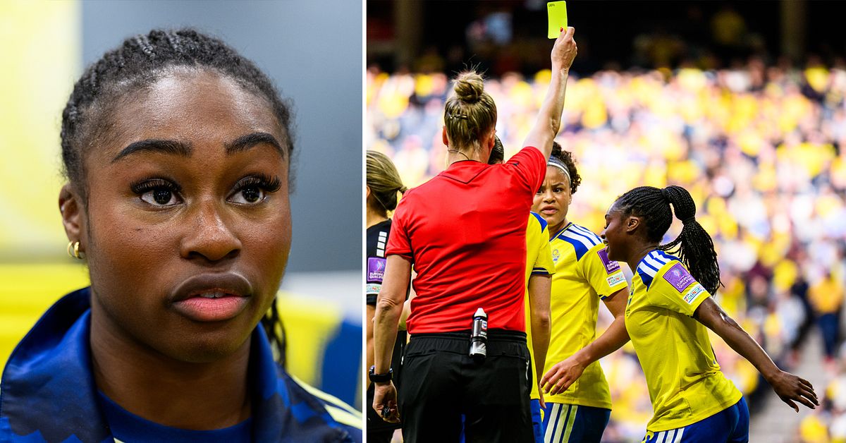 Fotboll: Monica Jusu Bah varnades för filmning: ”Skrattretande” | SVT Sport