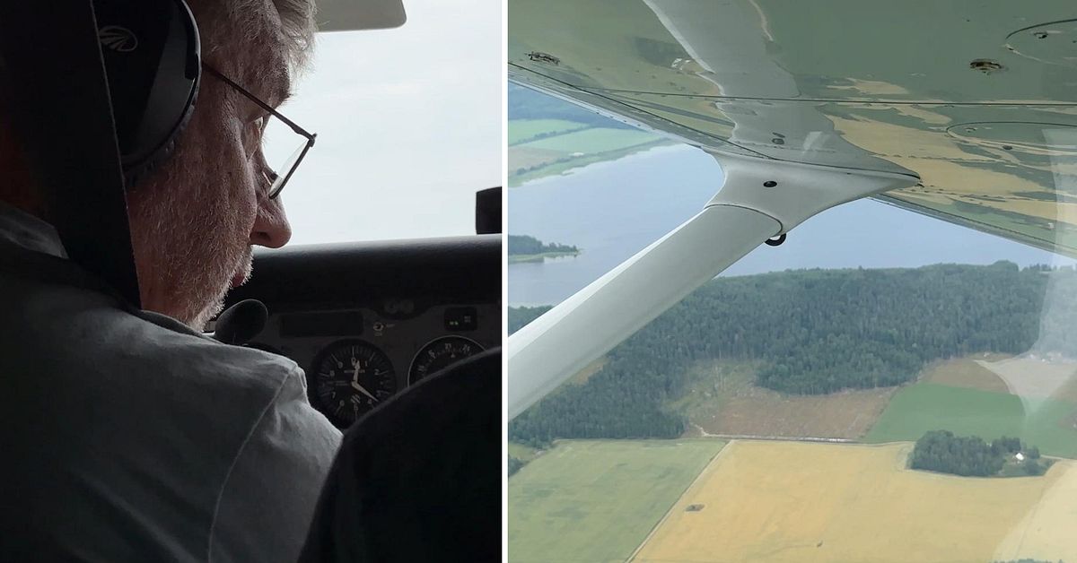 Brandflyget spejar efter skogsbr&auml;nder: &rdquo;B&ouml;rjade tidigt&rdquo;