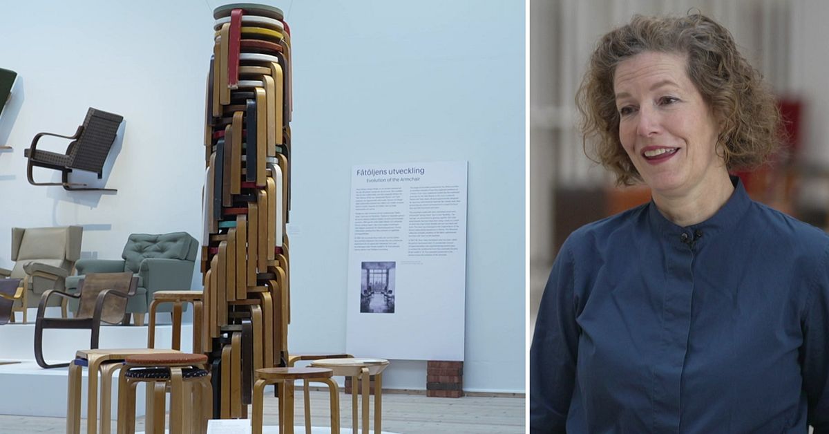 Aaltos designklassiker visas i Stockholm