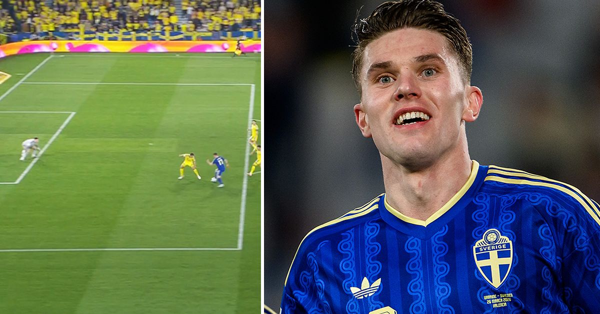 Sveriges VM-dr&ouml;m lever &ndash; Viktor Gy&ouml;keres med hattrick mot Ukraina