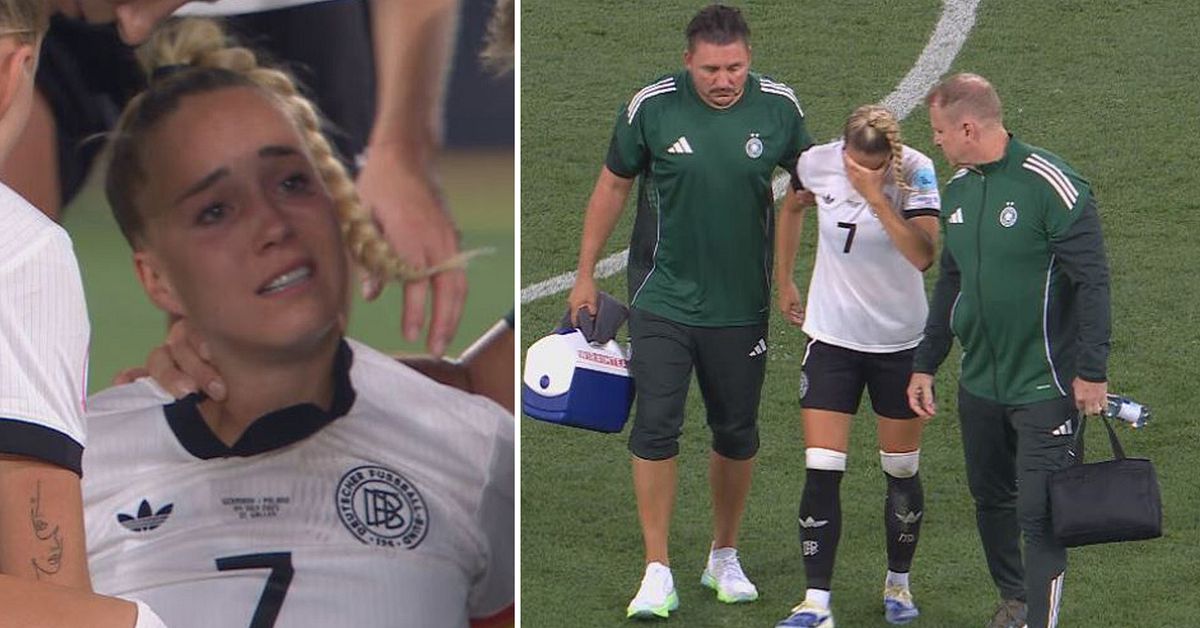 Mardröm för Tyskland – Giulia Gwinn skadad i premiären