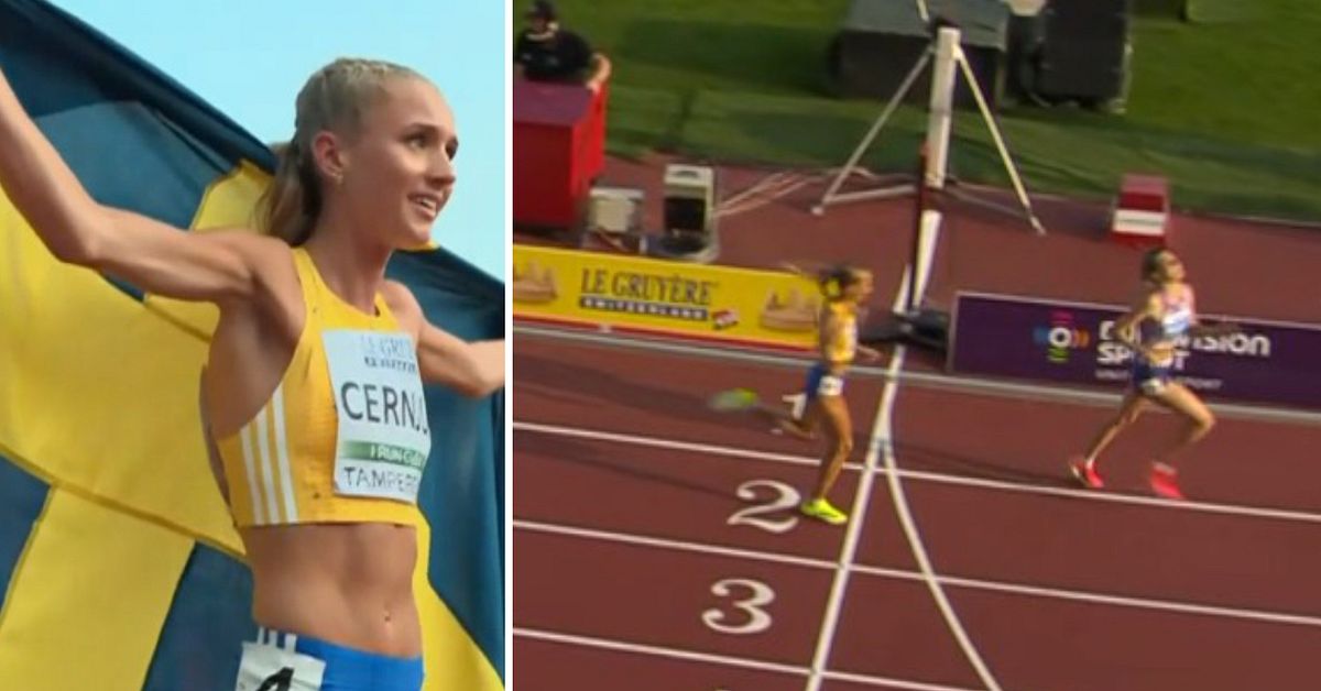 Carmen Cernjul tog silver på 1500 meter i U20-EM