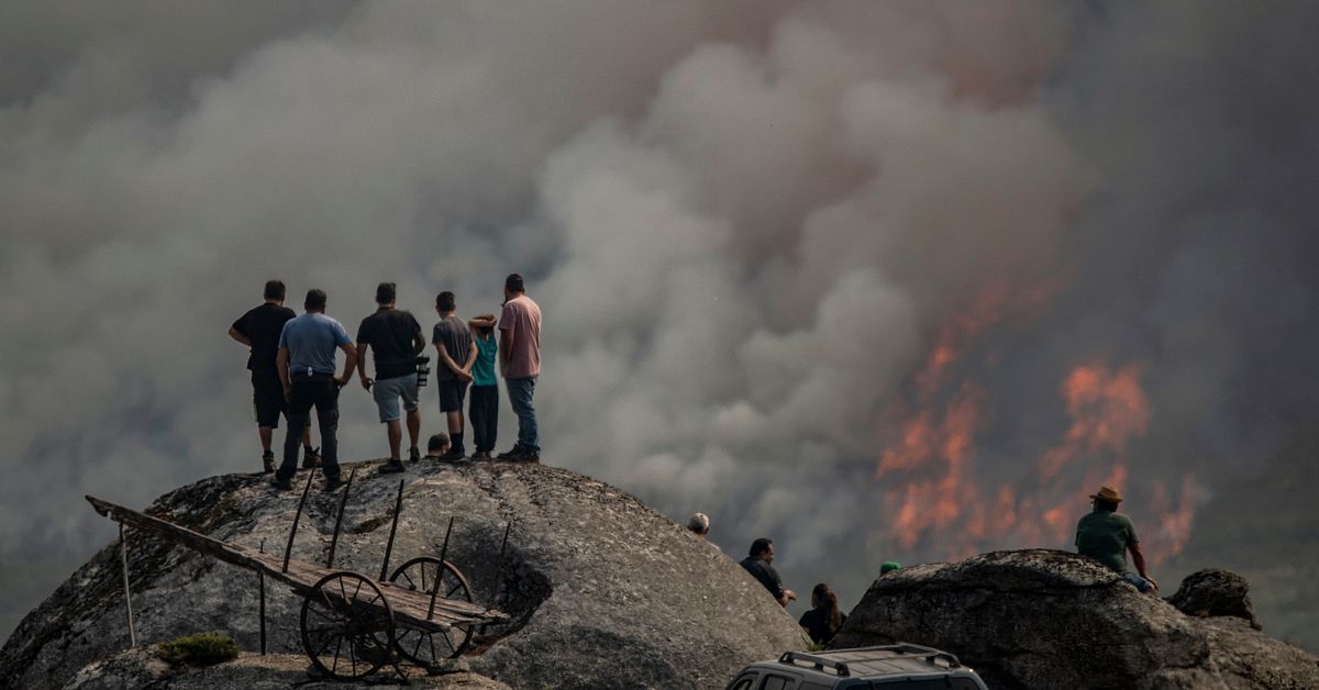 Forskare: Klimatförändringar förvärrade bränderna i Spanien och Portugal