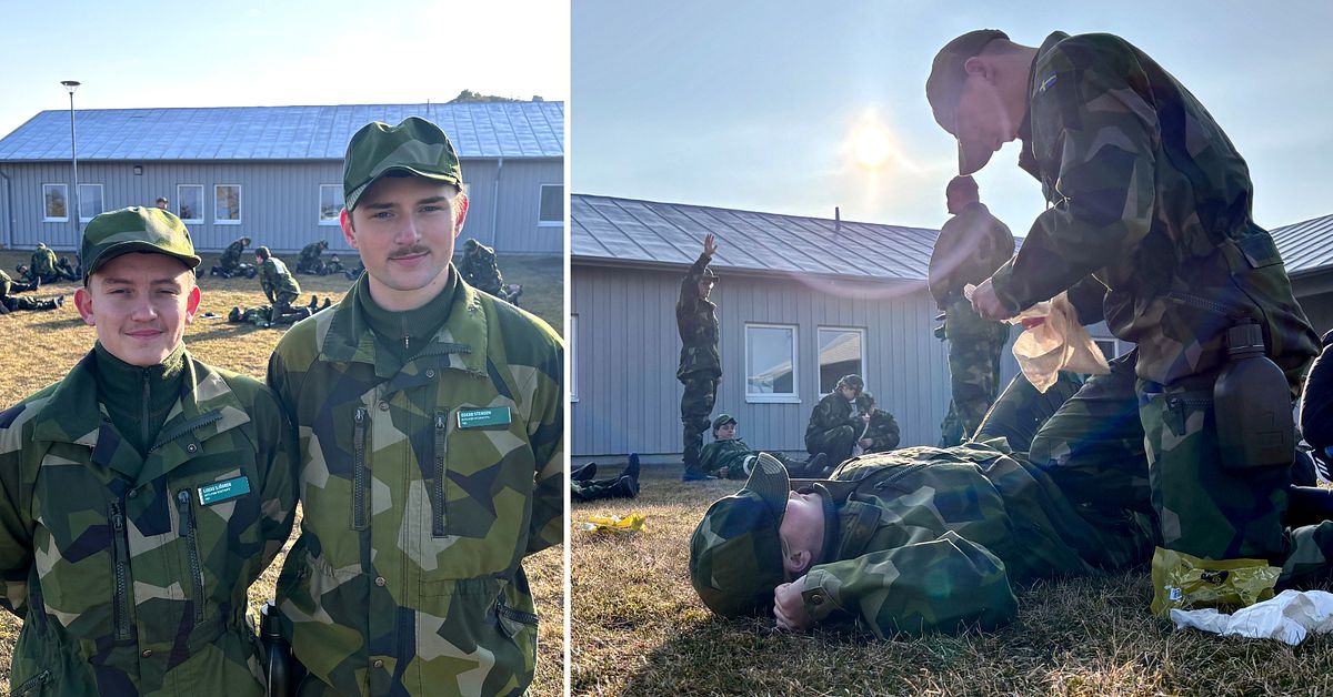 Efter 25 &aring;r &ndash; nu utbildas v&auml;rnpliktiga i F&aring;r&ouml;sund igen