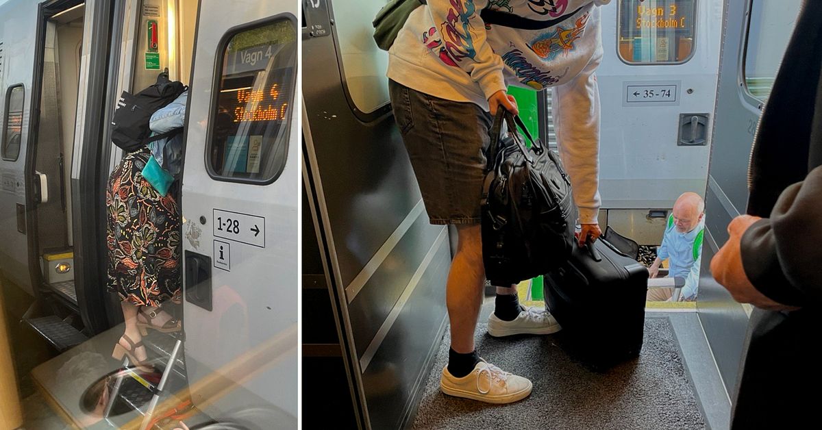 Snabbtåg mot Stockholm evakueras efter haveri