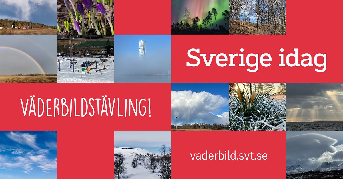 Väderbildstävling vecka 17 | SVT Nyheter