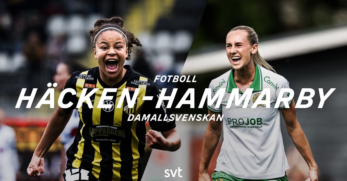 LIVE: Seriefinal i damallsvenskan när Häcken tar emot Hammarby