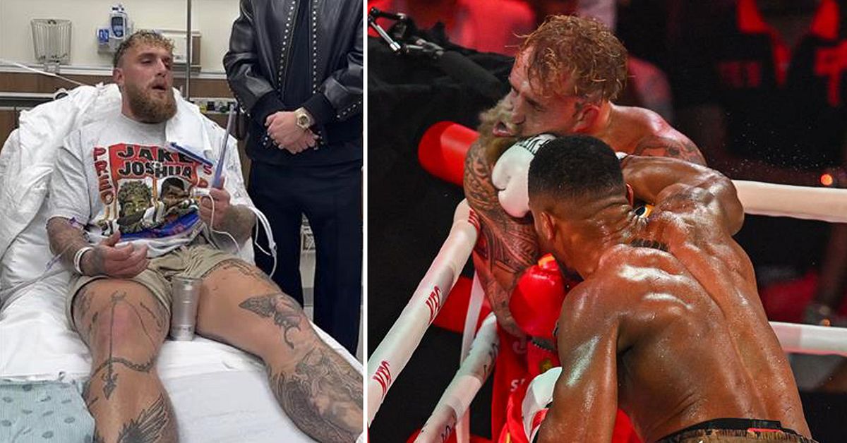 Anthony Joshua vann superfajten mot Jake Paul &ndash; i sj&auml;tte ronden