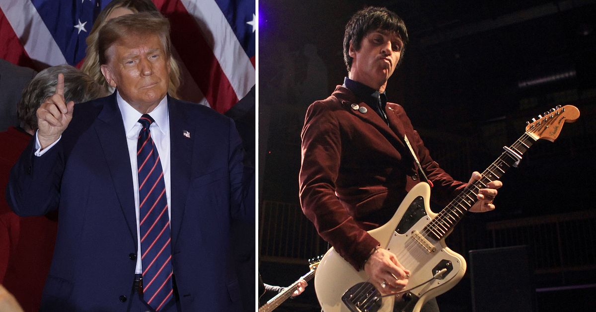 Johnny Marr kritiserar Donald Trump spelade The Smithslåt i sin