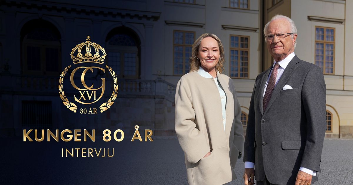 Kungen 80 &aring;r &ndash; intervju &ndash; teckenspr&aring;kstolkad