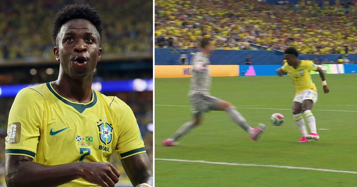Vinicius J&uacute;nior hade show i Brasiliens kross