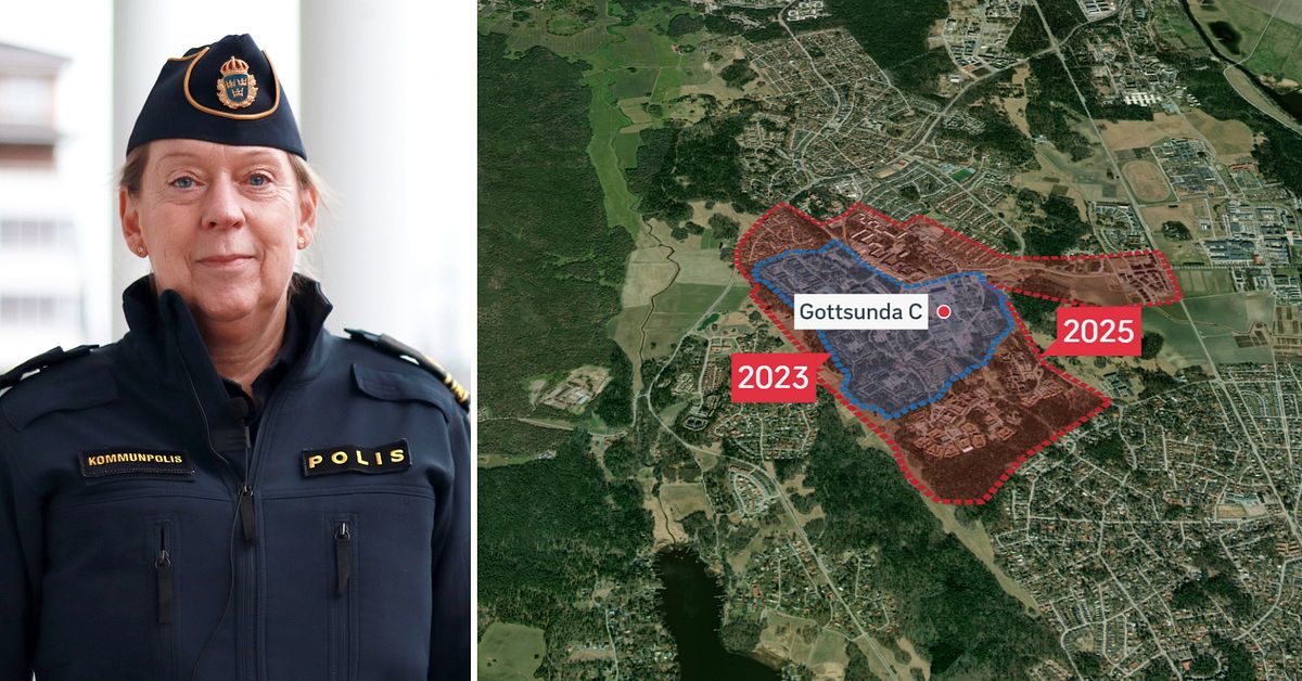 Polisen: Utsatt område i Uppsala blir dubbelt så stort