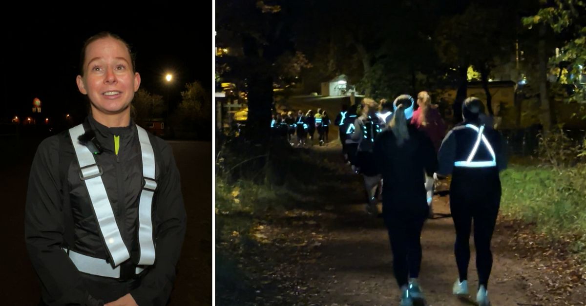 Löpargruppen i Kalmar skapar trygghet i mörkret – lockar många tjejer