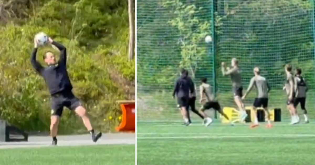 Här är Hammarbybilderna – tränar på AIK:s anfallsvapen
