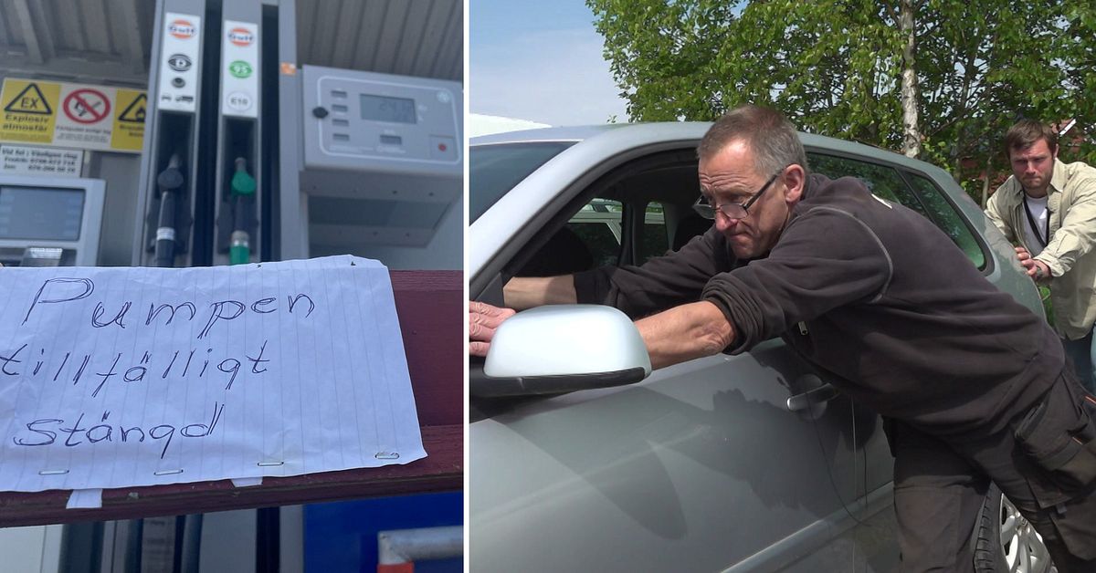 Lokala macken fick fel bränsle – motorhaverikaos i Sorunda
