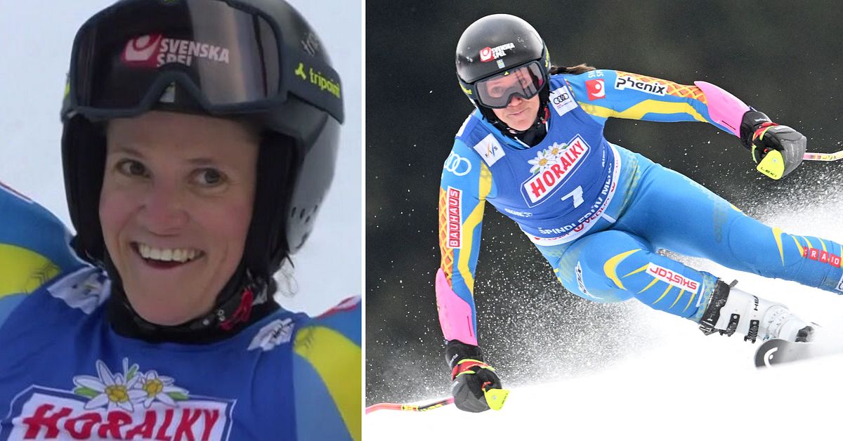 Sara Hector vinner storslalomen i Tjeckien