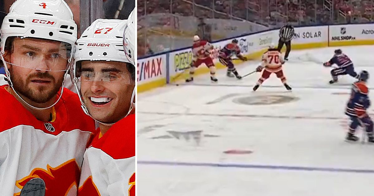Ishockey: Calgarys Rasmus Anderssons soloräd ledde till seger | SVT Sport