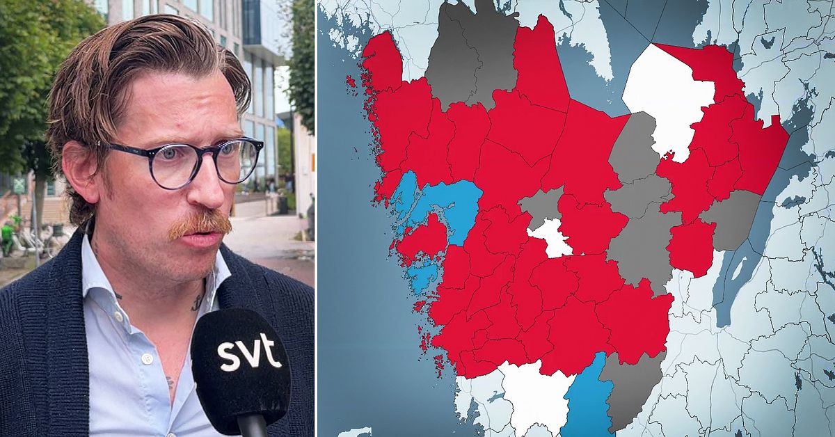 Brutala siffrorna f&ouml;r Liberalerna: Tappar i n&auml;stan hela V&auml;stsverige
