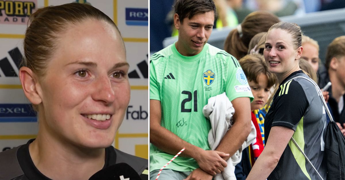 Tove Enblom gjorde landslagsdebut mot Norge