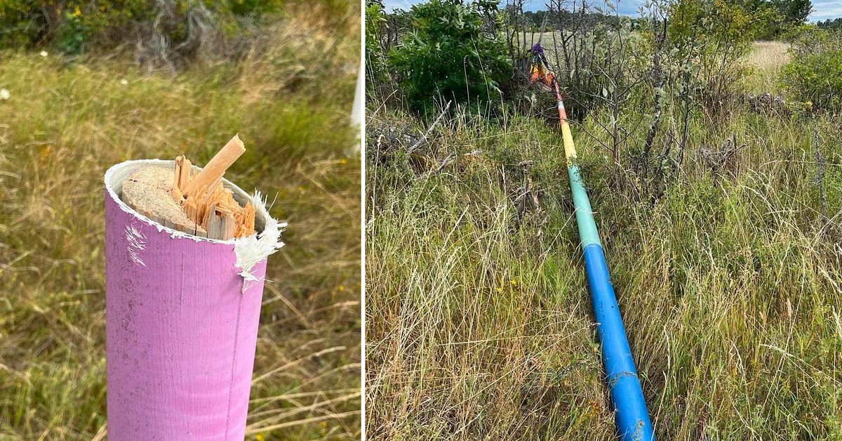 Campingens prideflagga neds&aring;gad &ndash; igen