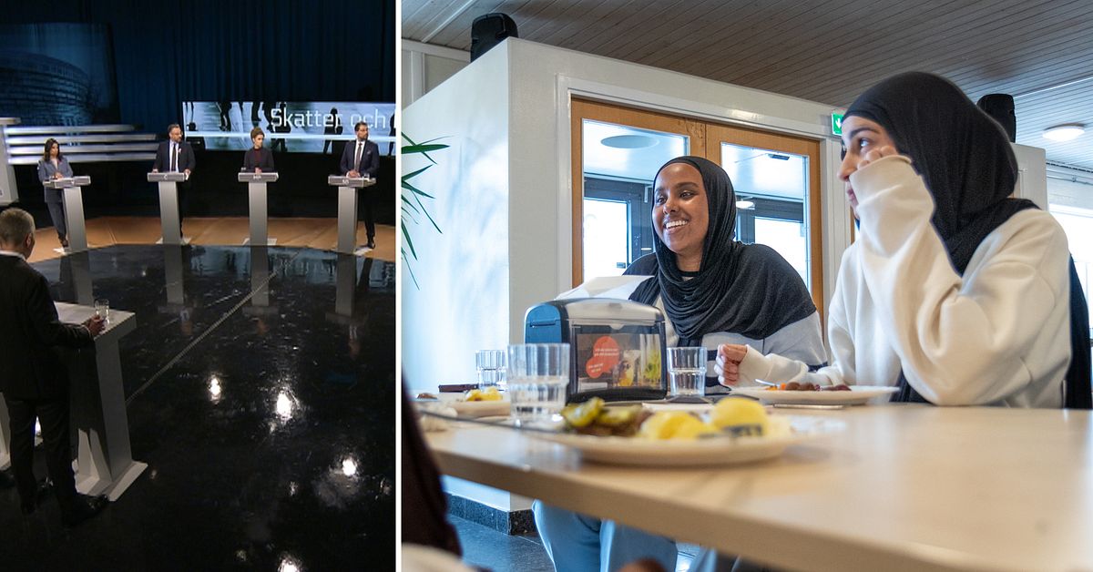 Debattens frågor: Kött, straffålder och mobilförbud – Vad säger ungdomarna? | SVT Nyheter