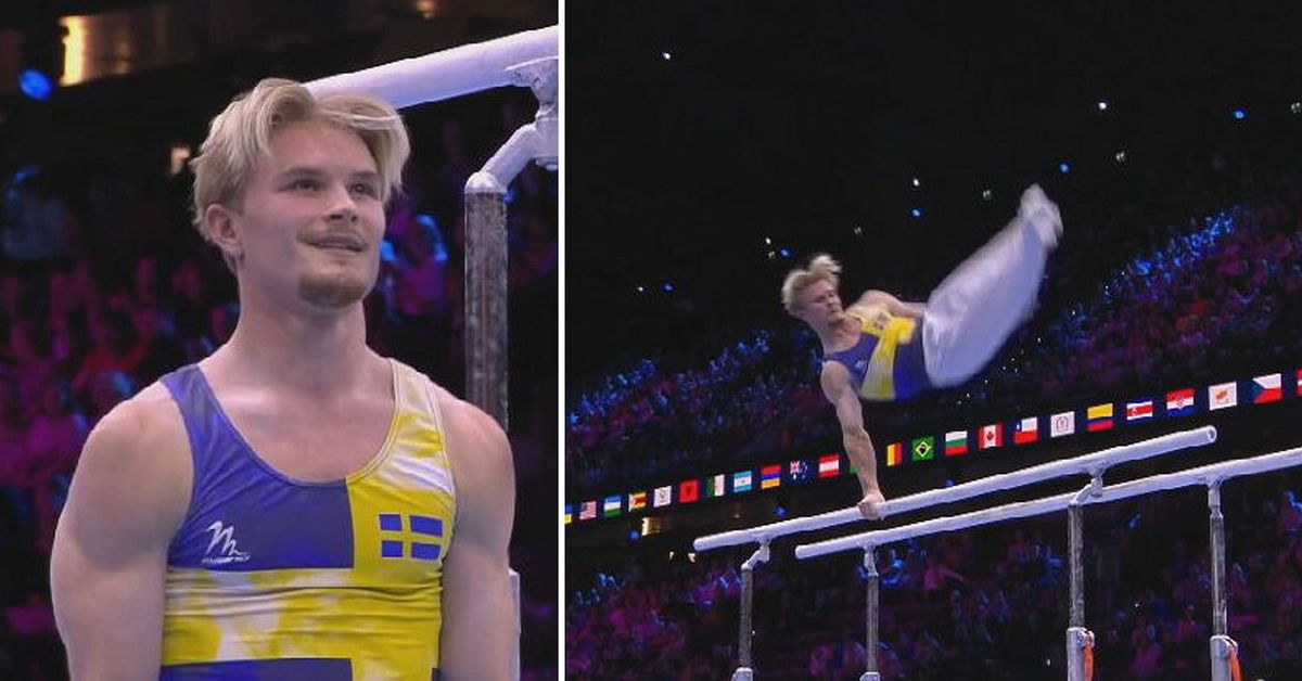 David Rumbutis skrev svensk gymnastikhistoria under VM