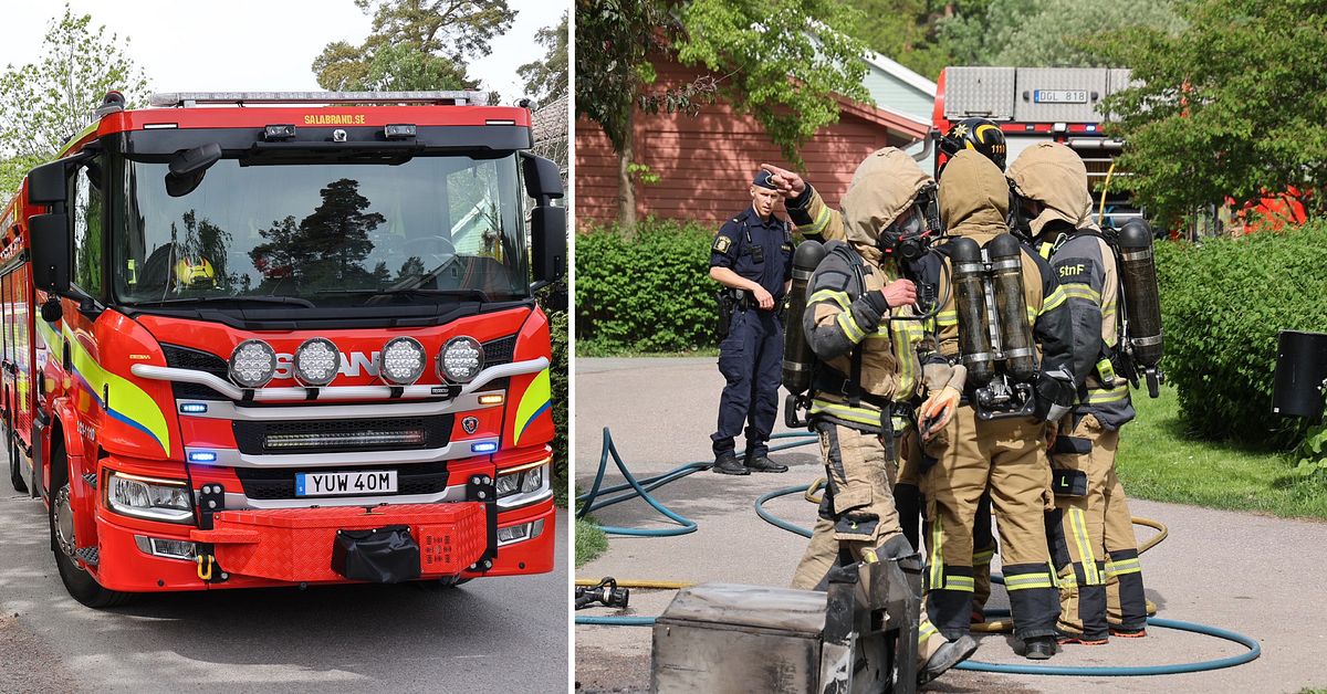 L&auml;genhet i Uppsala totalf&ouml;rst&ouml;rd i brand
