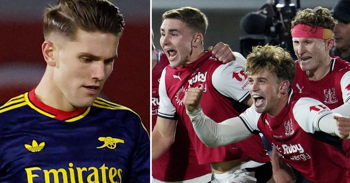 Arsenals fiasko &ndash; f&ouml;rlorade mot League Two-laget Fleetwood