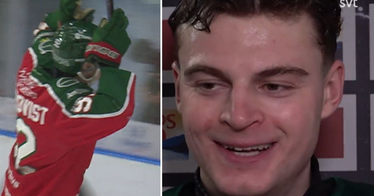 Filip Cederqvist tog tillbaka m&aring;lgesten efter h&aring;net