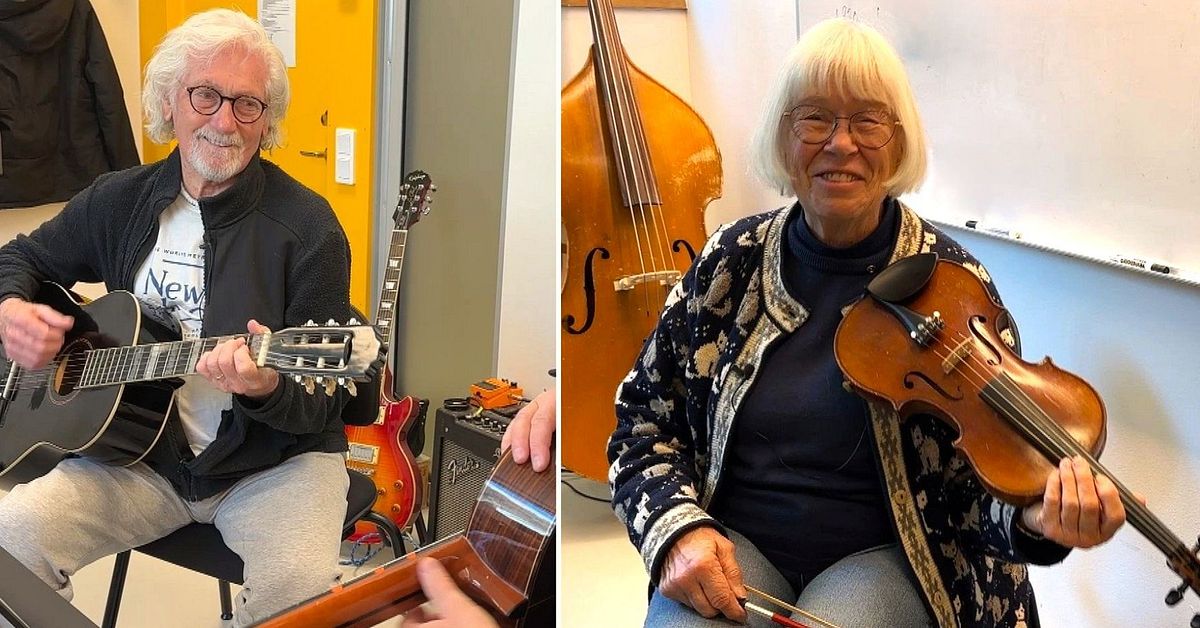 I Vaxholm går äldre i Kulturskolan – Berit, 83: ”Nu tar jag chansen”