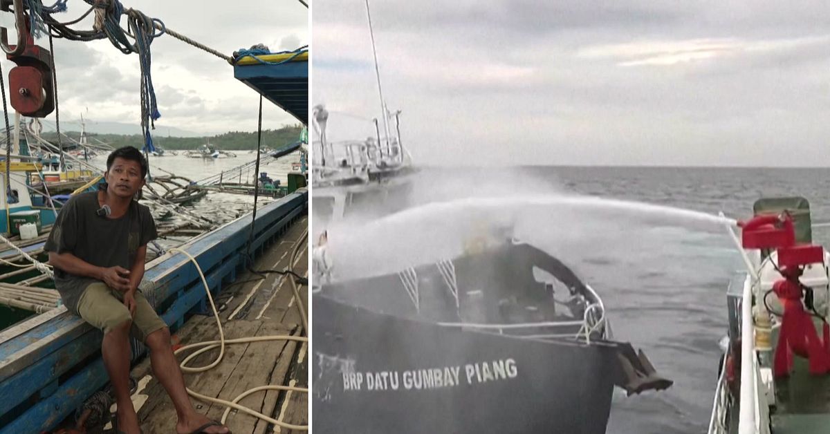 Allt fler fiskare i Filippinerna angrips av Kinas kustbevakning