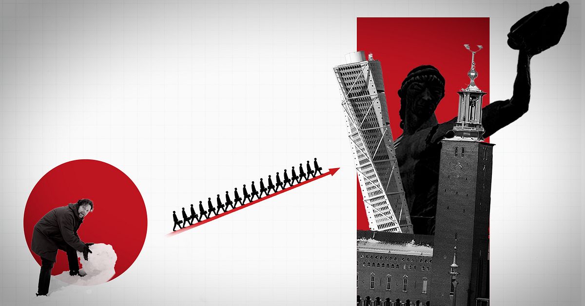 Sn&ouml;bollseffekt och politiska beslut bakom jobbflykten