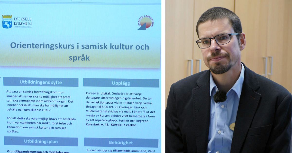 Rektorn: ”Lycksele kommun är ledande i att utbilda inom samiska” | SVT ...