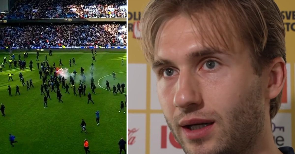 Benjamin Nygrens ord om skandalscenerna i Old Firm: ”Kaotiskt”