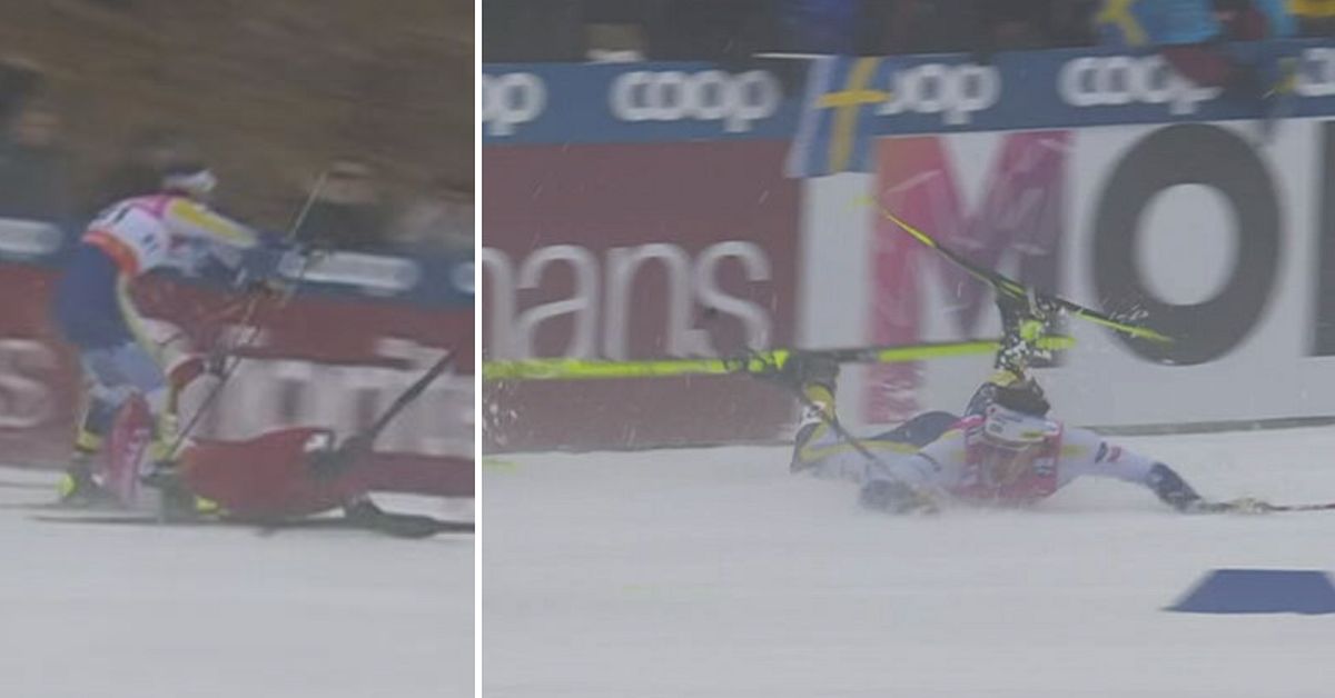 Ski de fond : Johan Häggström chute lors de sa première finale de sprint de la saison